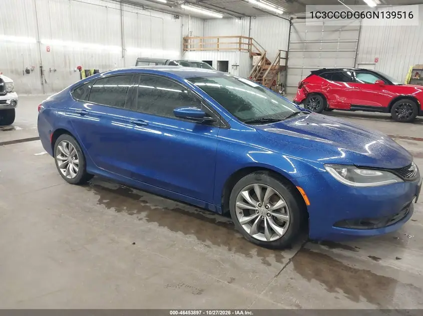 CHRYSLER 200 2016, VIN 1C3CCCDG6GN139516