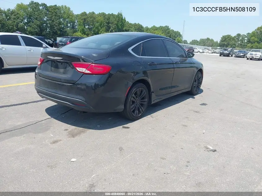 2017 CHRYSLER 200 VIN 1C3CCCFB5HN508109 — фото 4