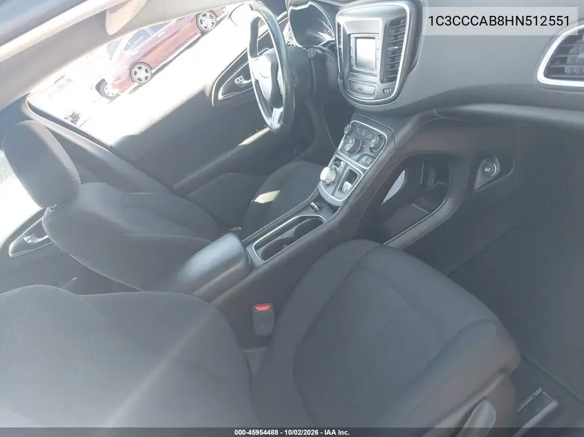 2017 CHRYSLER 200 VIN 1C3CCCAB8HN512551 — фото 5