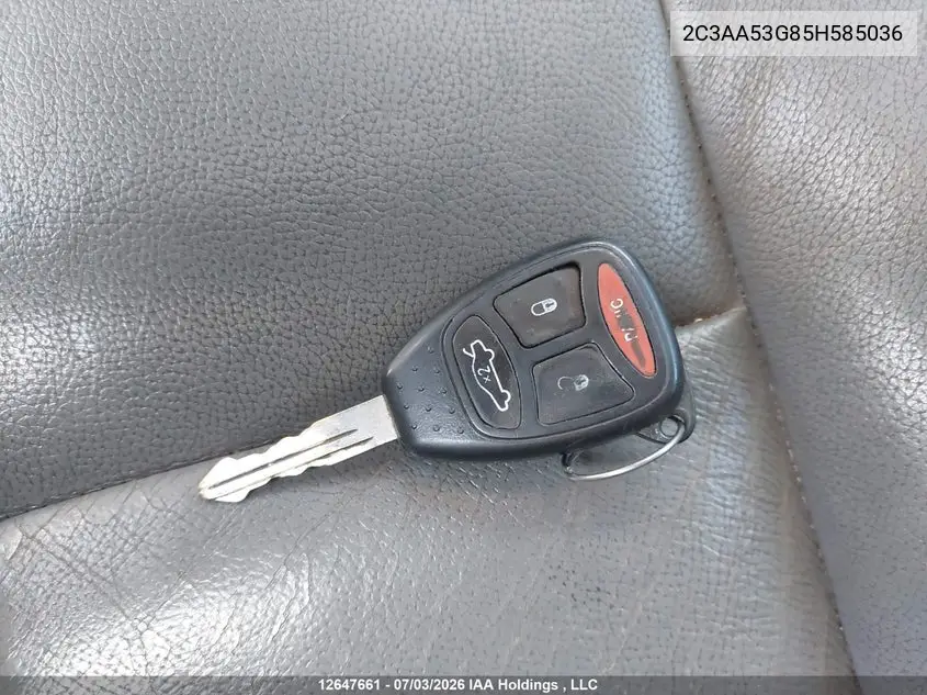 2005 CHRYSLER 300 VIN 2C3AA53G85H585036 — фото 11