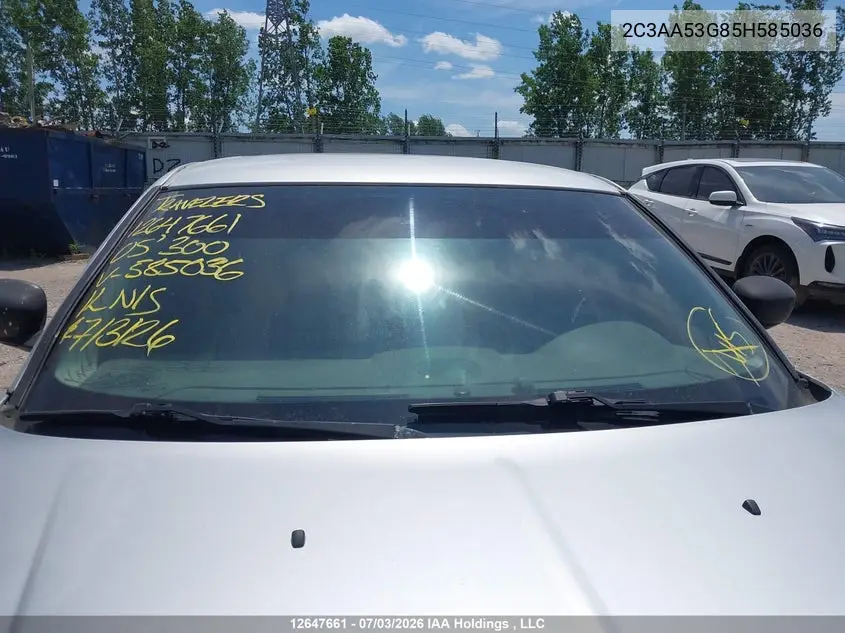 2005 CHRYSLER 300 VIN 2C3AA53G85H585036 — фото 18