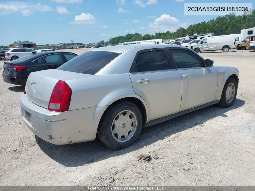 2005 CHRYSLER 300 VIN 2C3AA53G85H585036 — фото 4