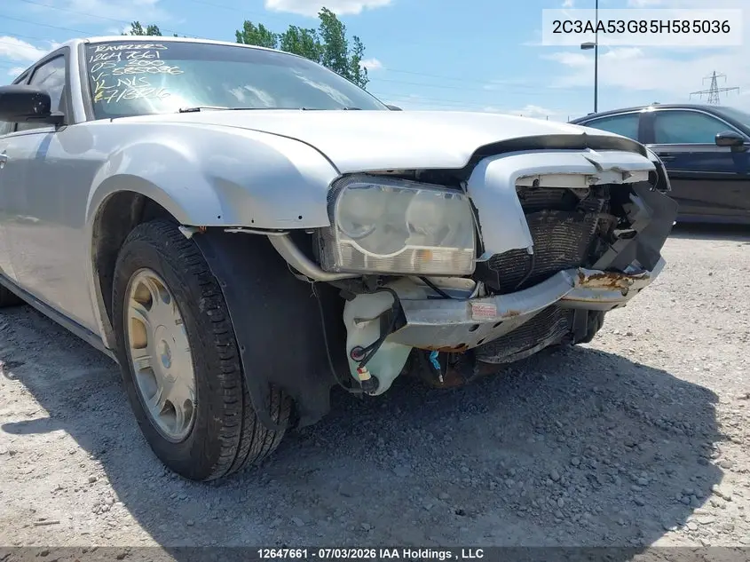 2005 CHRYSLER 300 VIN 2C3AA53G85H585036 — фото 6