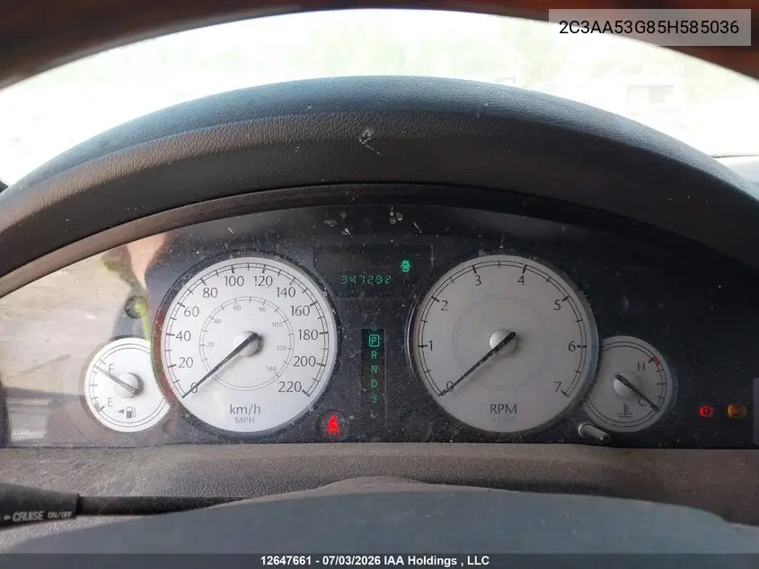 2005 CHRYSLER 300 VIN 2C3AA53G85H585036 — фото 7