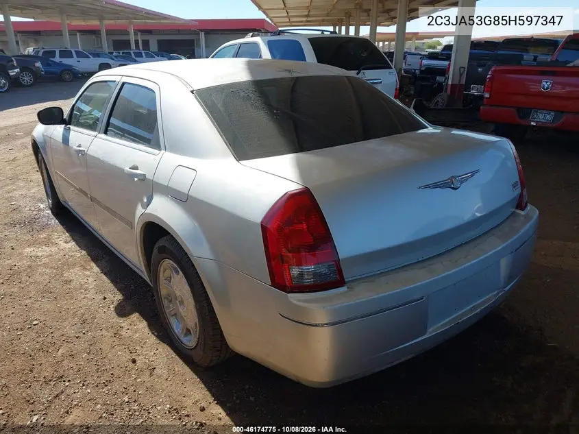 2005 CHRYSLER 300 VIN 2C3JA53G85H597347 — фото 3