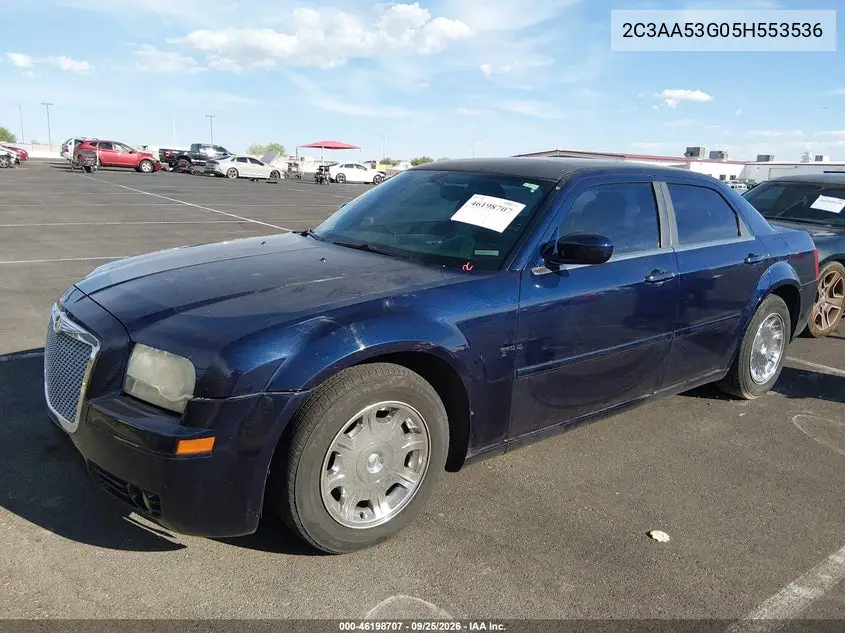2005 CHRYSLER 300 VIN 2C3AA53G05H553536 — фото 2