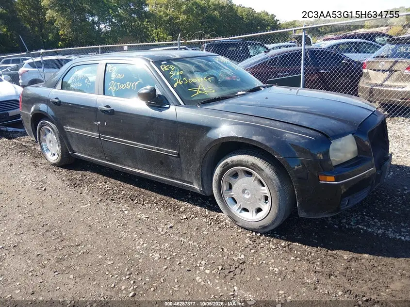 CHRYSLER 300 2005, VIN 2C3AA53G15H634755