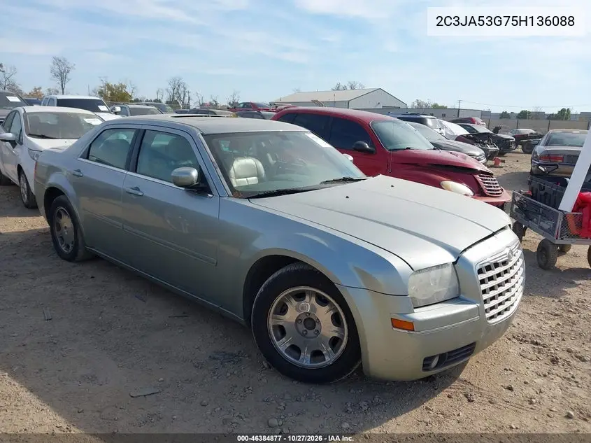 CHRYSLER 300 2005, VIN 2C3JA53G75H136088