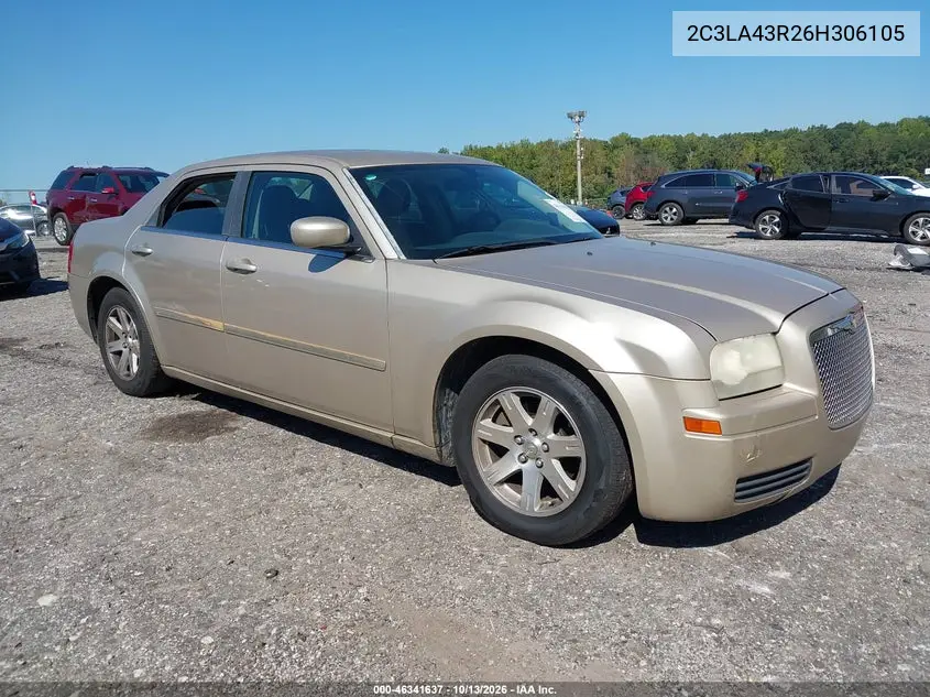 CHRYSLER 300 2006, VIN 2C3LA43R26H306105