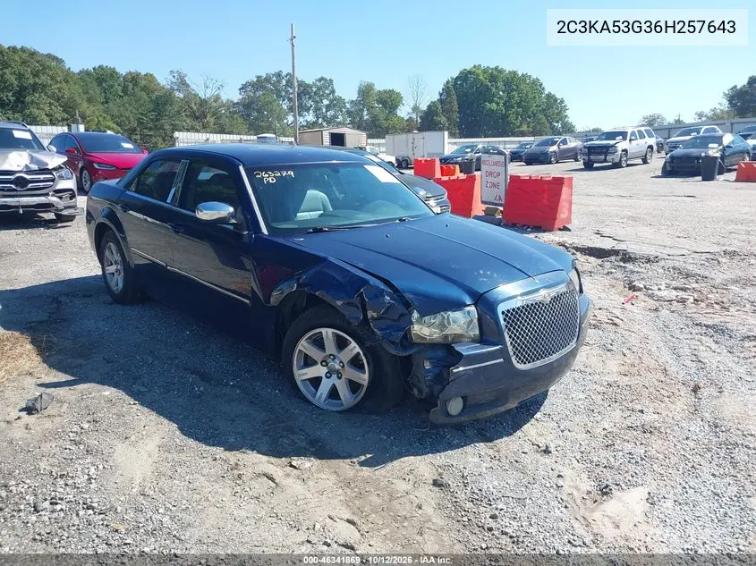 CHRYSLER 300 2006, VIN 2C3KA53G36H257643
