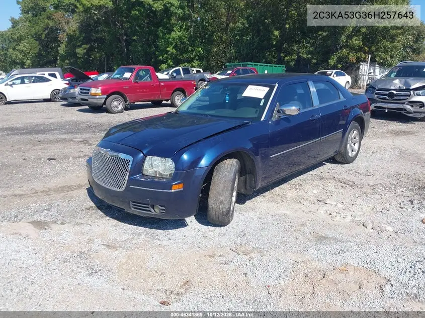 2006 CHRYSLER 300 VIN 2C3KA53G36H257643 — фото 2
