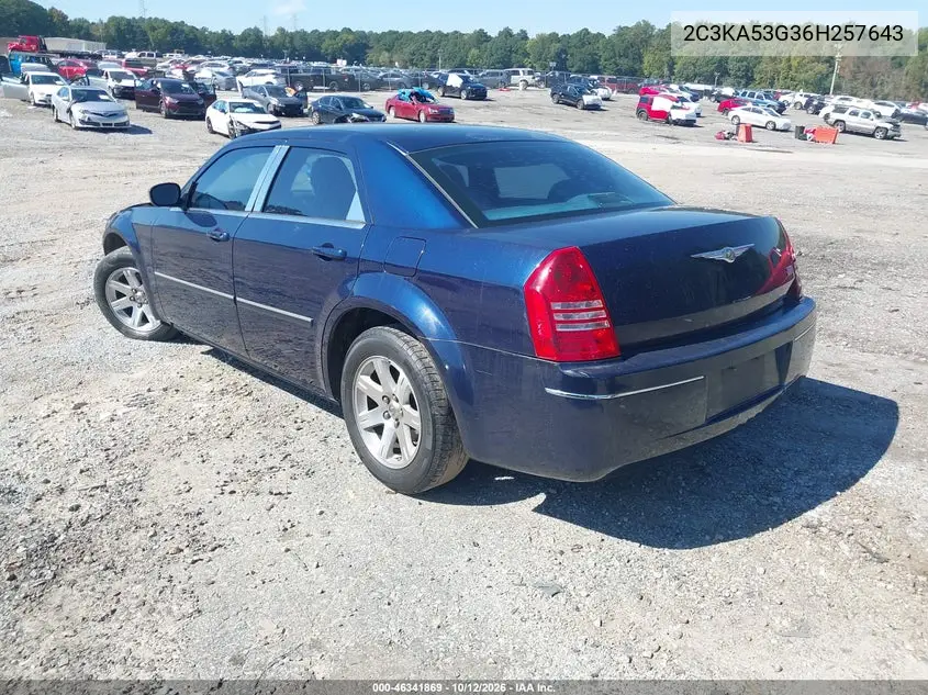 2006 CHRYSLER 300 VIN 2C3KA53G36H257643 — фото 3