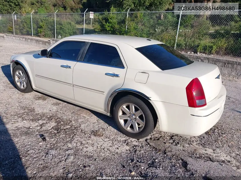 2006 CHRYSLER 300 VIN 2C3KA53G86H498680 — фото 3