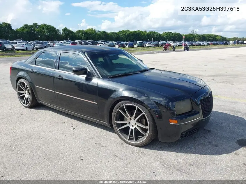 CHRYSLER 300 2006, VIN 2C3KA53G26H397618