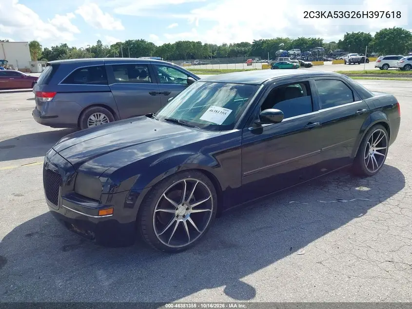 2006 CHRYSLER 300 VIN 2C3KA53G26H397618 — фото 2