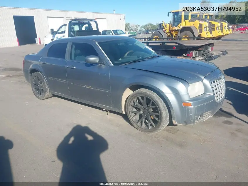 CHRYSLER 300 2007, VIN 2C3KA53G37H794952