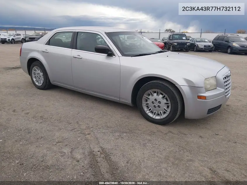 CHRYSLER 300 2007, VIN 2C3KA43R77H732112