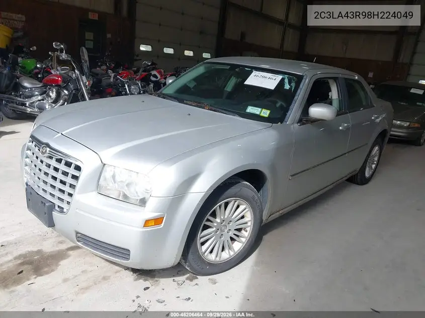 2008 CHRYSLER 300 VIN 2C3LA43R98H224049 — фото 2