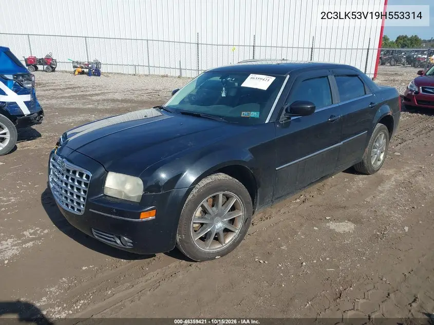 2009 CHRYSLER 300 VIN 2C3LK53V19H553314 — фото 2