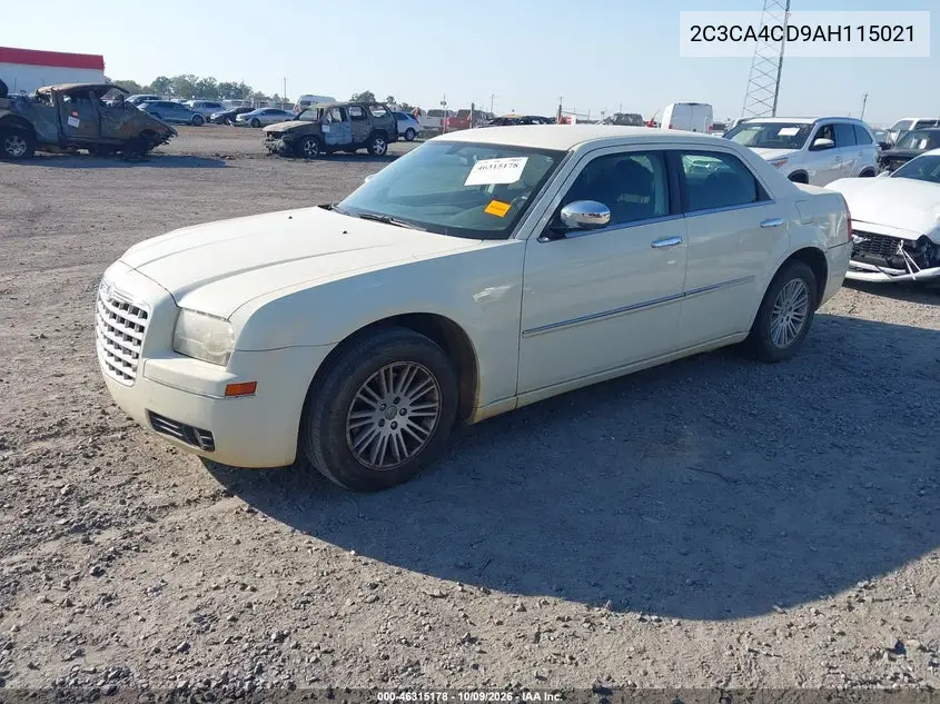 2010 CHRYSLER 300 VIN 2C3CA4CD9AH115021 — фото 2