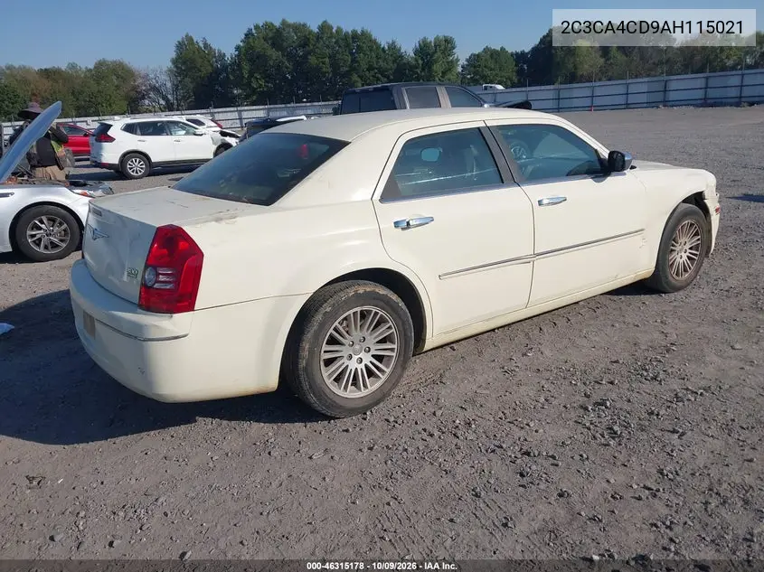 2010 CHRYSLER 300 VIN 2C3CA4CD9AH115021 — фото 4