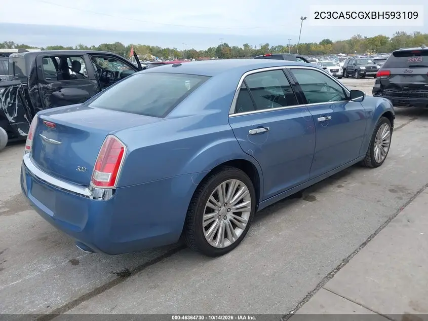 CHRYSLER 300 2011, VIN 2C3CA5CGXBH593109
