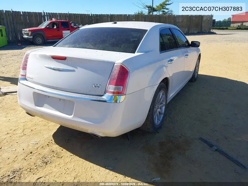 2012 CHRYSLER 300 VIN 2C3CCACG7CH307883 — фото 4
