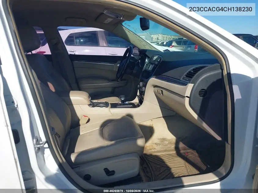 2012 CHRYSLER 300 VIN 2C3CCACG4CH138230 — фото 5