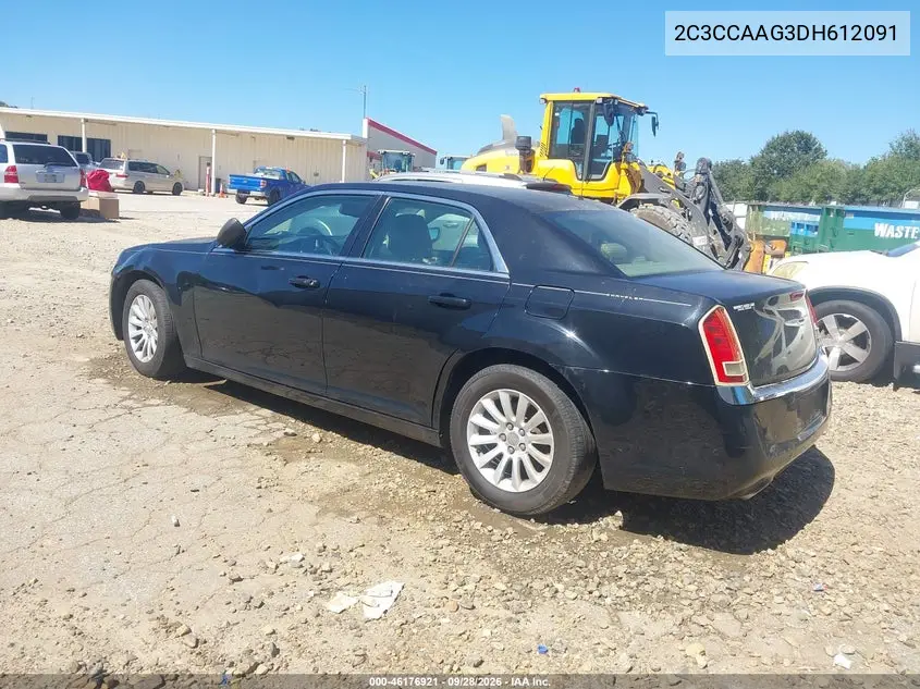 2013 CHRYSLER 300 VIN 2C3CCAAG3DH612091 — фото 3