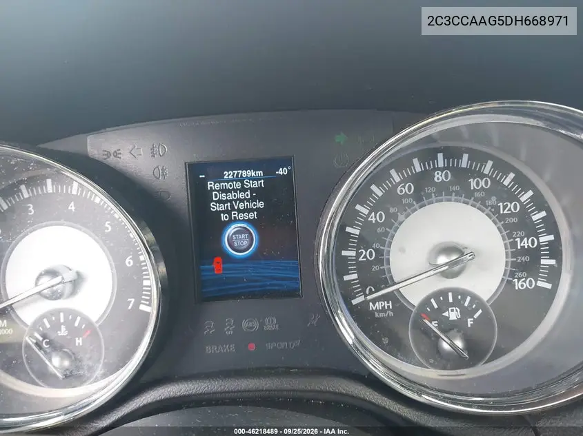 2013 CHRYSLER 300 VIN 2C3CCAAG5DH668971 — фото 7