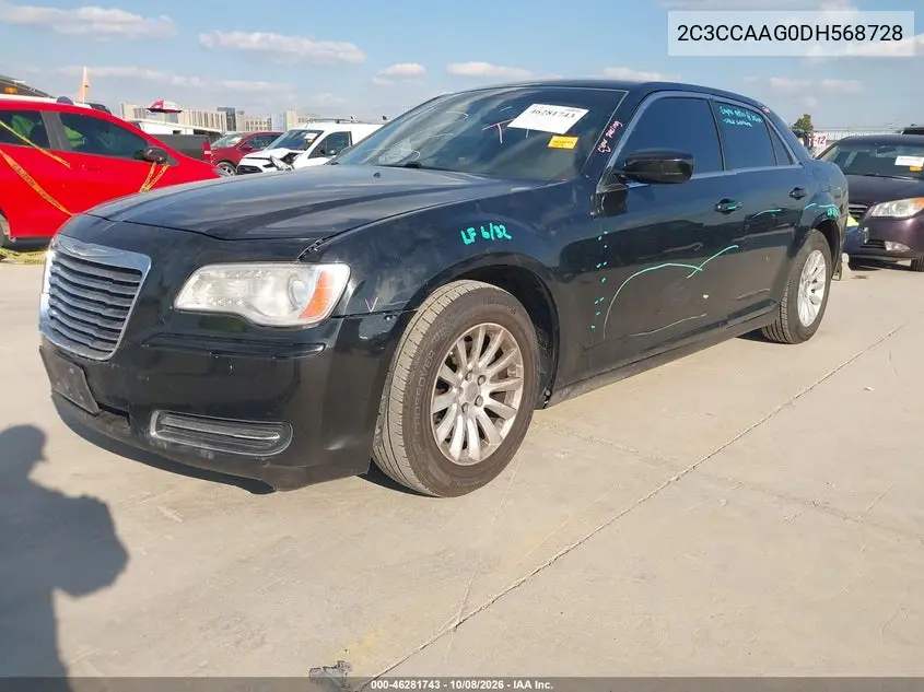 2013 CHRYSLER 300 VIN 2C3CCAAG0DH568728 — фото 2