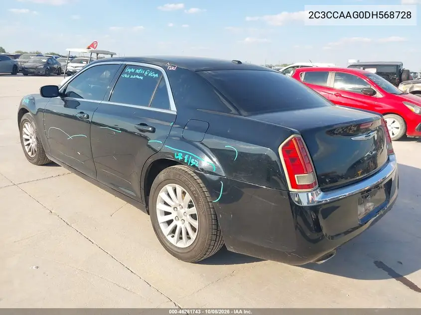 2013 CHRYSLER 300 VIN 2C3CCAAG0DH568728 — фото 3