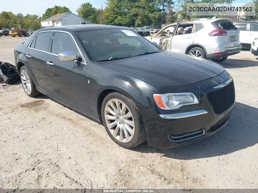 CHRYSLER 300 2013, VIN 2C3CCAAG2DH743562