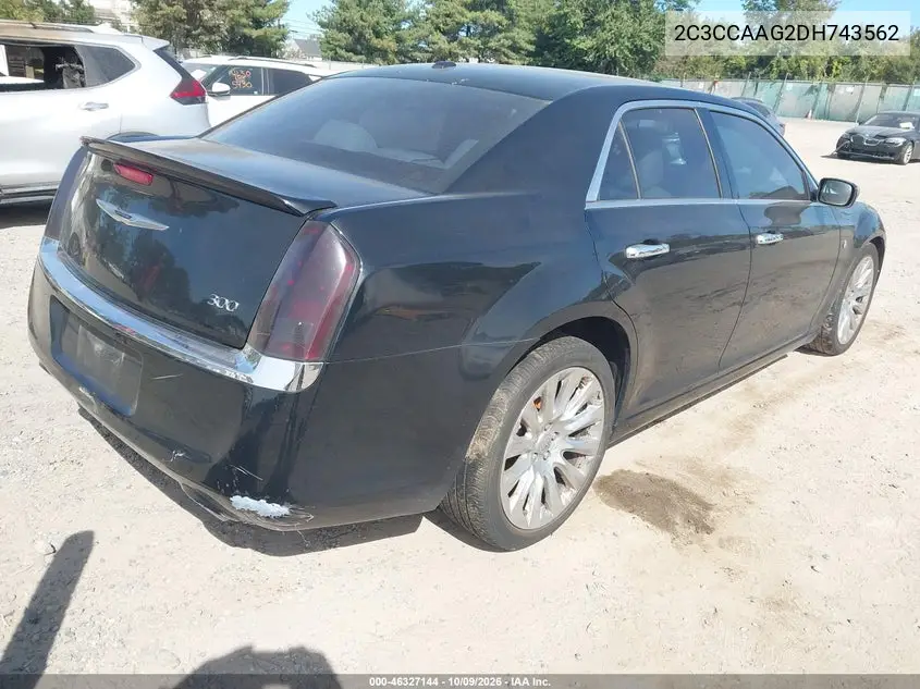 2013 CHRYSLER 300 VIN 2C3CCAAG2DH743562 — фото 4