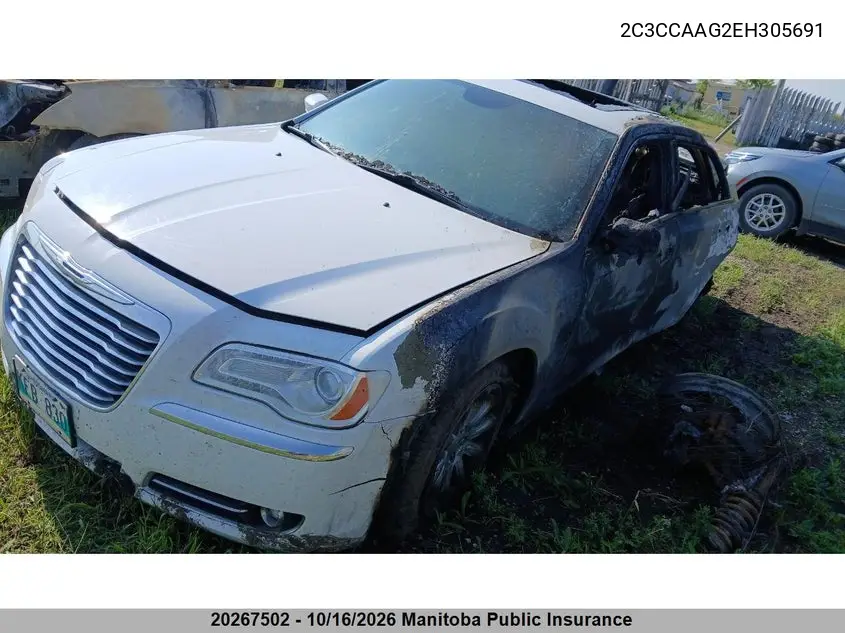 2014 CHRYSLER 300 VIN 2C3CCAAG2EH305691 — фото 10