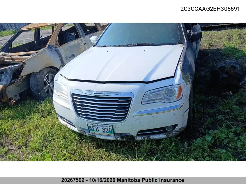 2014 CHRYSLER 300 VIN 2C3CCAAG2EH305691 — фото 11