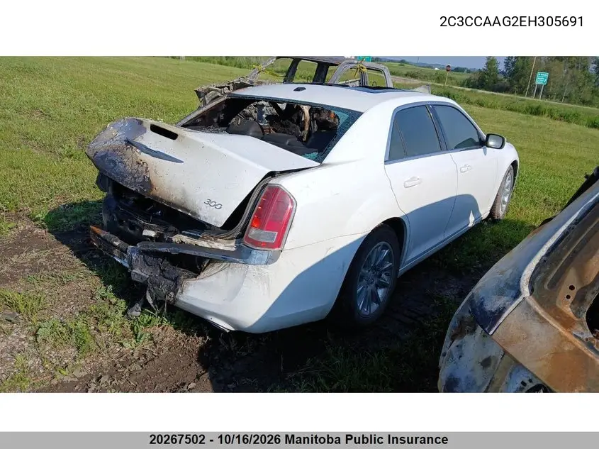 2014 CHRYSLER 300 VIN 2C3CCAAG2EH305691 — фото 12