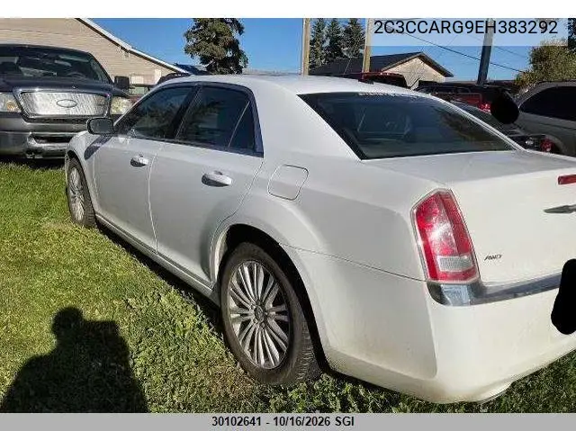 2014 CHRYSLER 300 VIN 2C3CCARG9EH383292 — фото 3