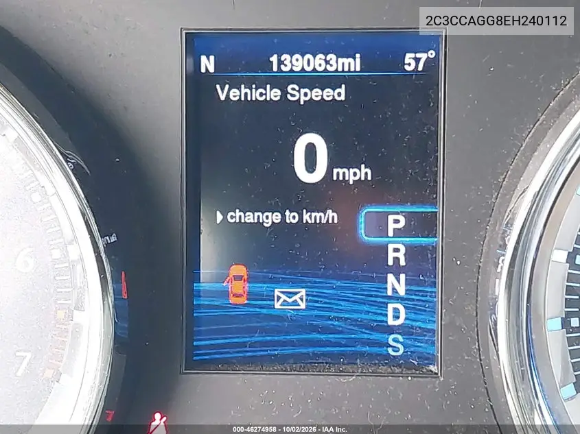 2014 CHRYSLER 300 VIN 2C3CCAGG8EH240112 — фото 16
