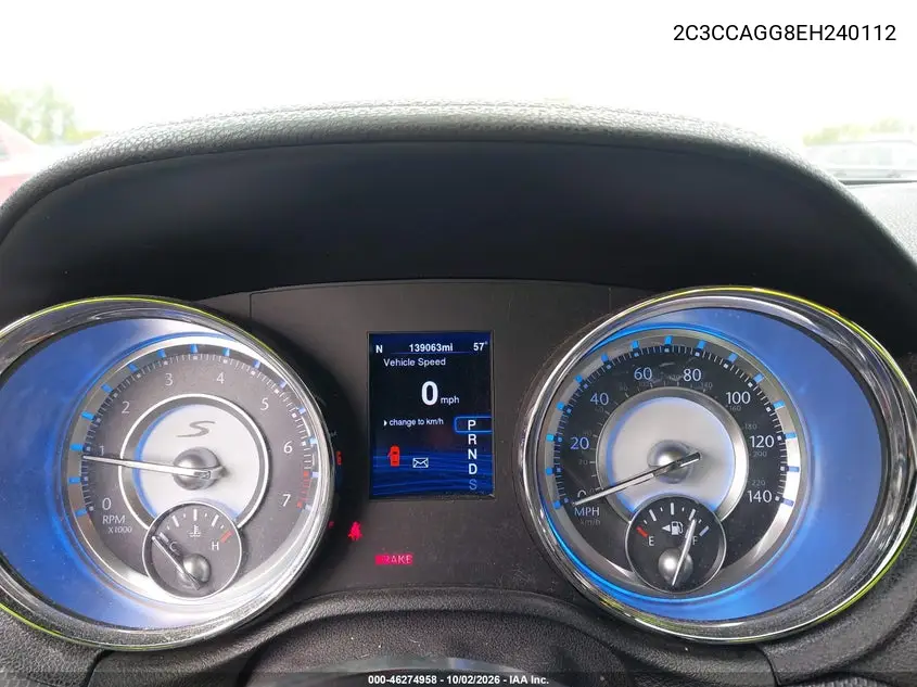 2014 CHRYSLER 300 VIN 2C3CCAGG8EH240112 — фото 7