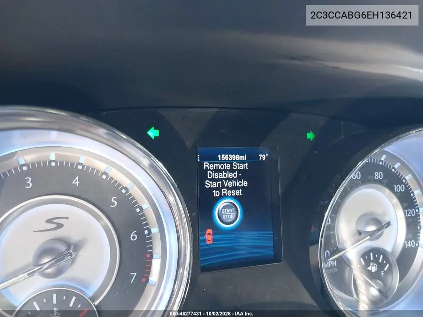 2014 CHRYSLER 300 VIN 2C3CCABG6EH136421 — фото 7