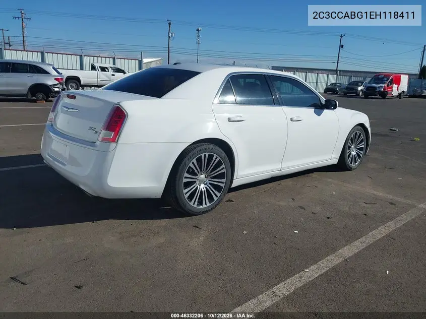 2014 CHRYSLER 300 VIN 2C3CCABG1EH118411 — фото 4