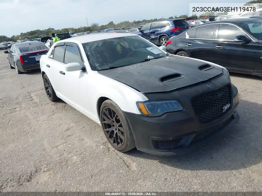 CHRYSLER 300 2014, VIN 2C3CCAAG3EH119478