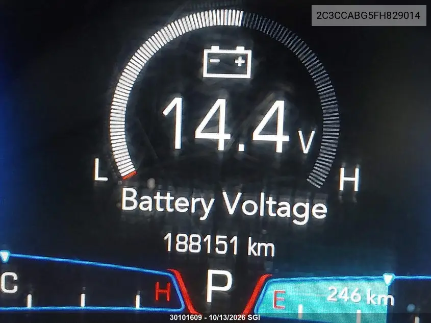 2015 CHRYSLER 300 VIN 2C3CCABG5FH829014 — фото 15