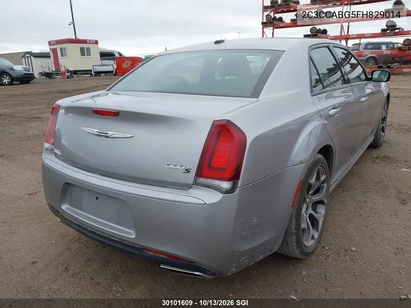 2015 CHRYSLER 300 VIN 2C3CCABG5FH829014 — фото 4