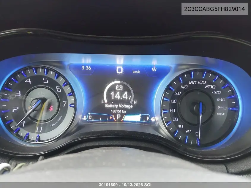 2015 CHRYSLER 300 VIN 2C3CCABG5FH829014 — фото 7