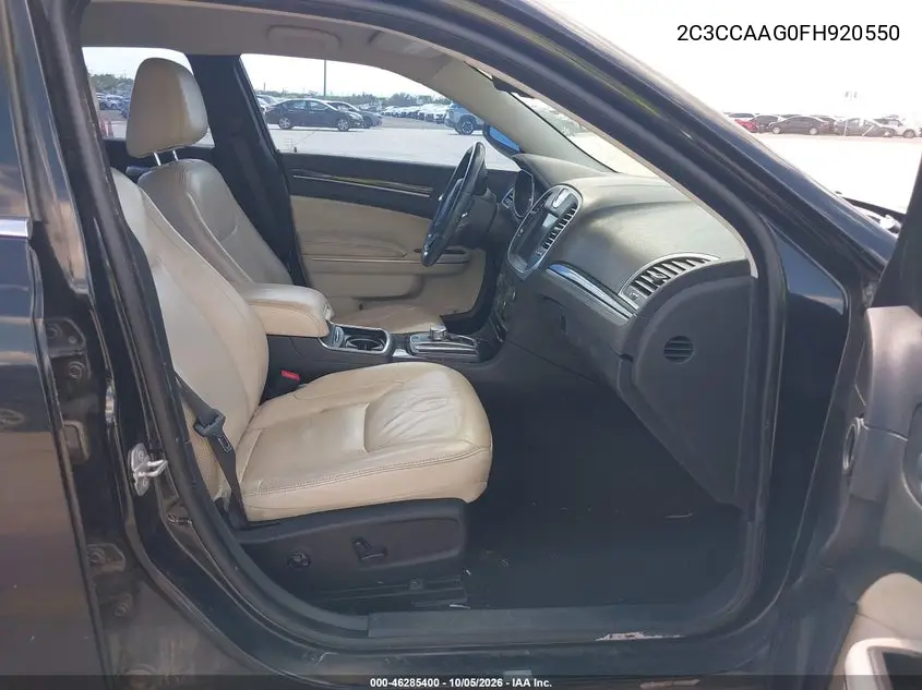 2015 CHRYSLER 300 VIN 2C3CCAAG0FH920550 — фото 5