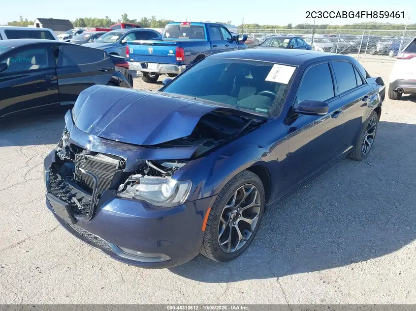 2015 CHRYSLER 300 VIN 2C3CCABG4FH859461 — фото 2