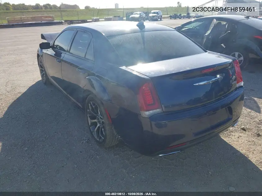2015 CHRYSLER 300 VIN 2C3CCABG4FH859461 — фото 3
