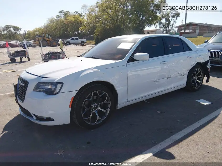 2016 CHRYSLER 300 VIN 2C3CCABG8GH278126 — фото 2